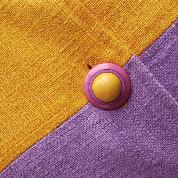 Oscar De La Renta Dress Runway Pop Art Womens 14 - Picture 5 of 8